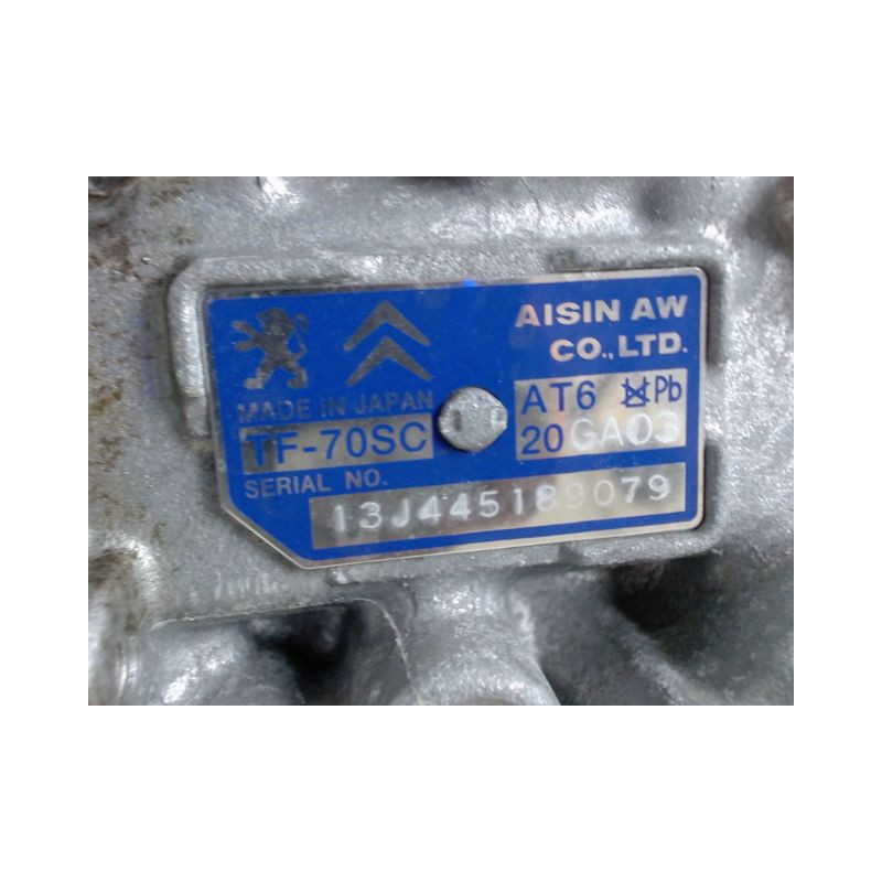 BOITE A VITESSE AUTOMATIQUE CITROEN C5 1.6 THP 155 