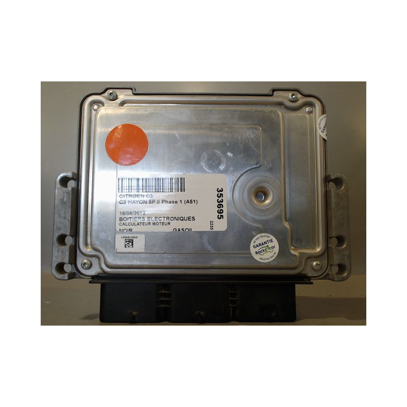 CALCULATEUR MOTEUR CITROEN C3 II Phase 1 (A51) 2009-2013