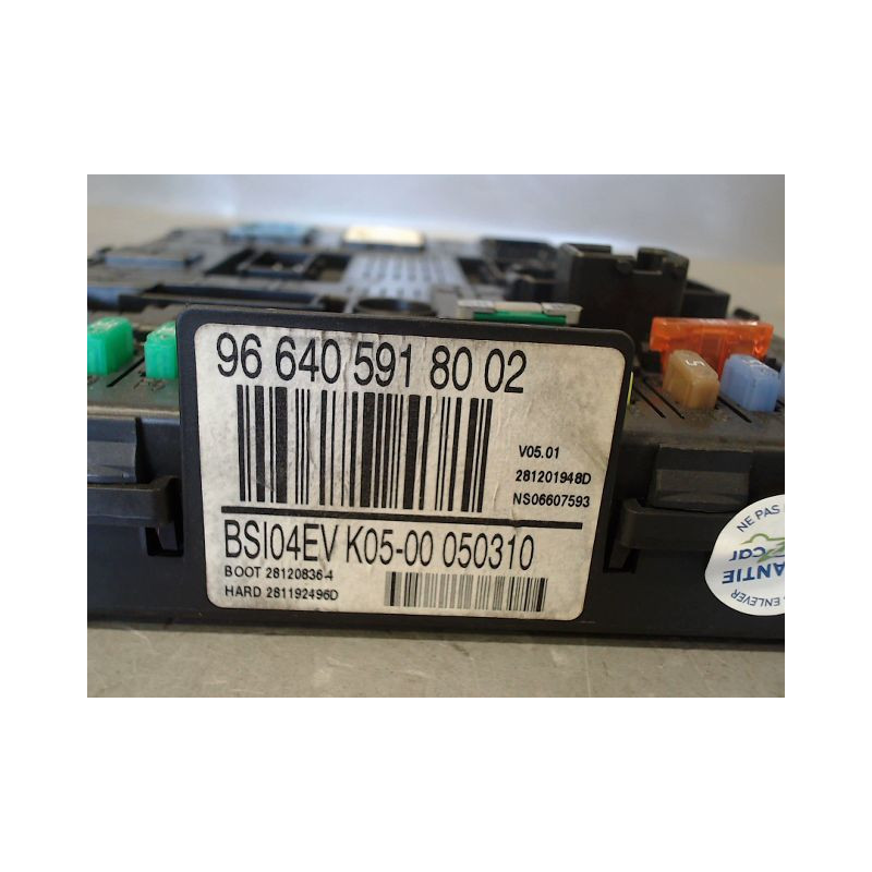 BOITIER GESTION HABITACLE PEUGEOT 308 I Phase 1 2007-2011