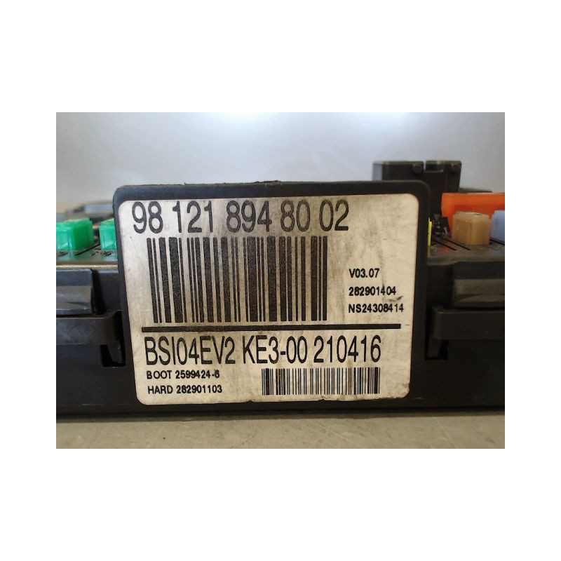 BOITIER GESTION HABITACLE CITROEN BERLINGO FOURGON 2008-