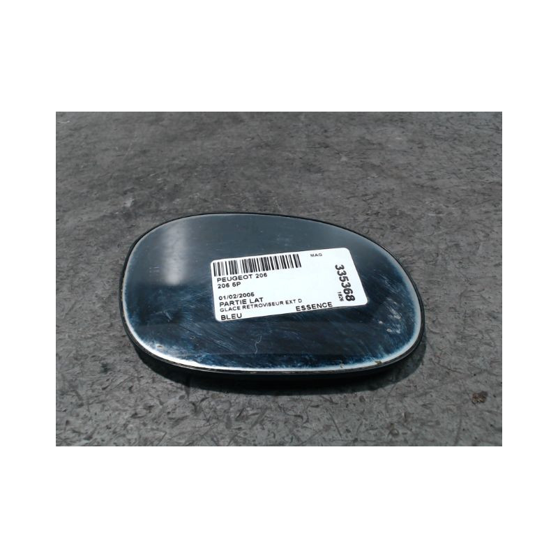 GLACE RETROVISEUR EXT D PEUGEOT 206 5P