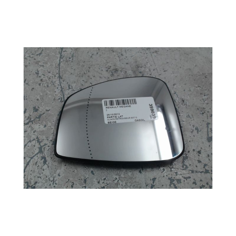 GLACE RETROVISEUR EXT G RENAULT SCENIC III 2009-