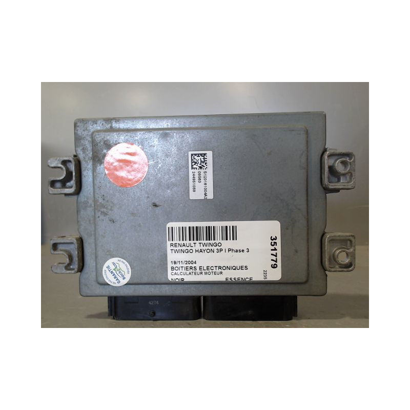 CALCULATEUR MOTEUR RENAULT TWINGO I Phase 3 2000-2007