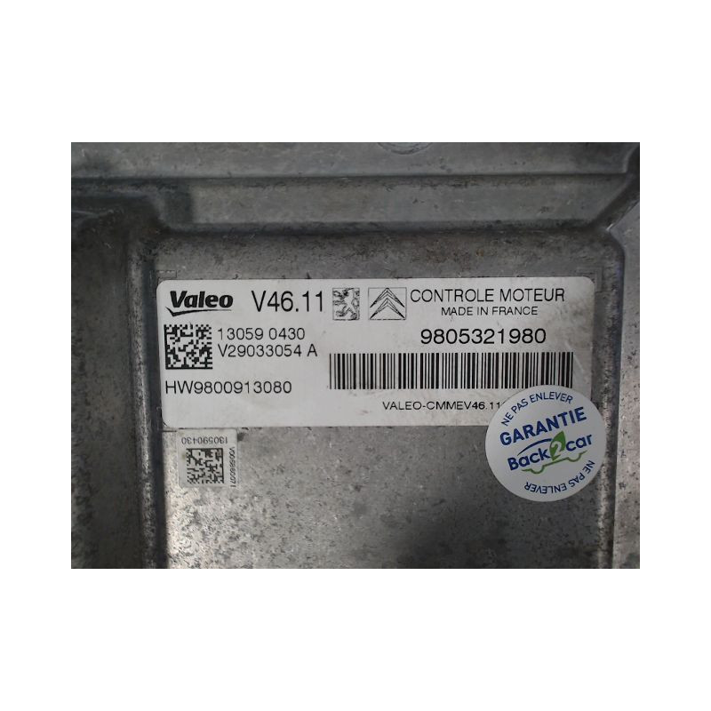 CALCULATEUR MOTEUR CITROEN DS3 Phase 1 (A55) 2009-2014