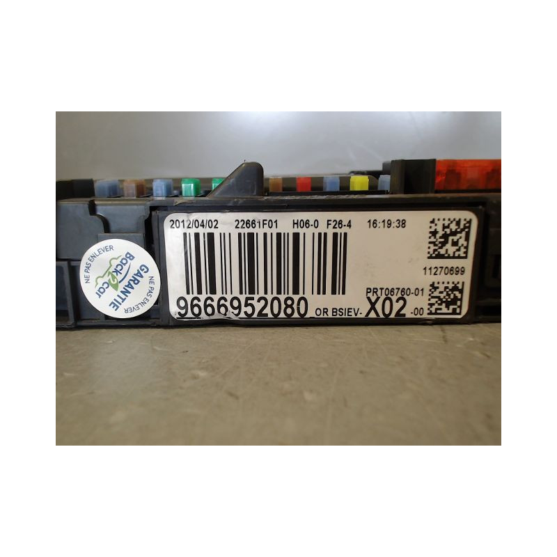 BOITIER GESTION HABITACLE CITROEN C3 II Phase 1 (A51) 2009-2013