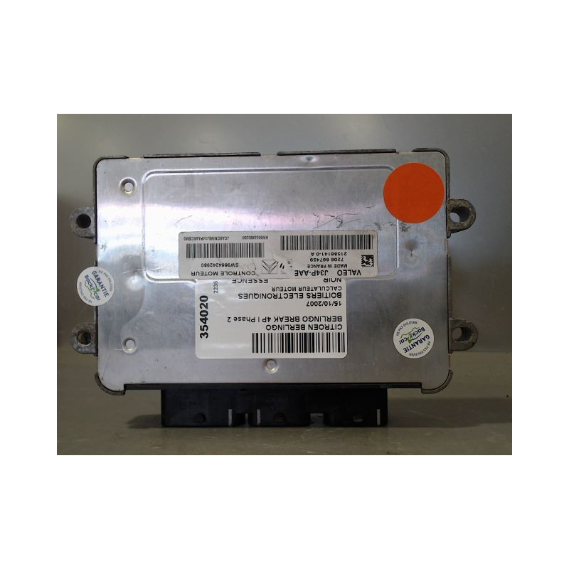 CALCULATEUR MOTEUR CITROEN BERLINGO BREAK I Phase 2 (M59) 2002-2010