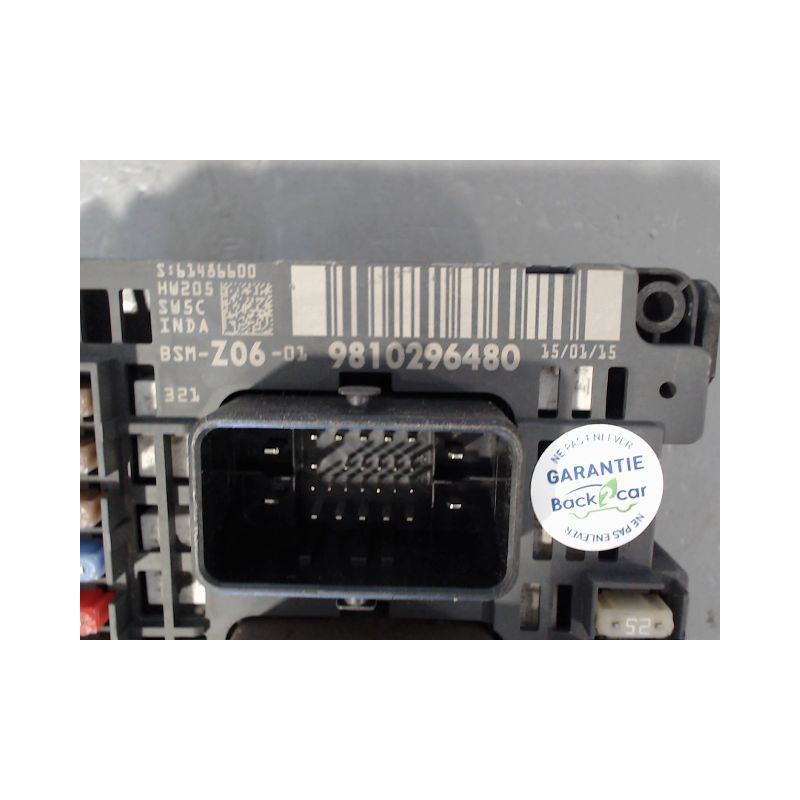 BOITE A FUSIBLES CITROEN DS4 Phase 1 (B75) 2011-...