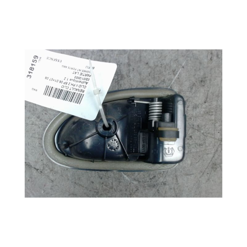 POIGNEE INTERIEURE PORTE ARRIERE GAUCHE RENAULT CLIO II PH.2 01-06
