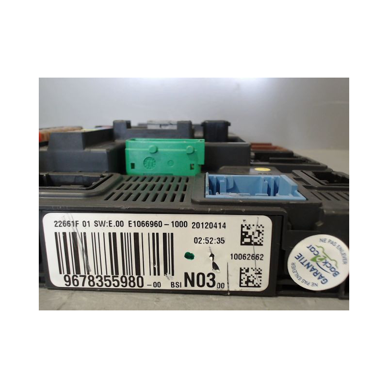 BOITIER GESTION HABITACLE PEUGEOT 208 Phase 1 2012-...