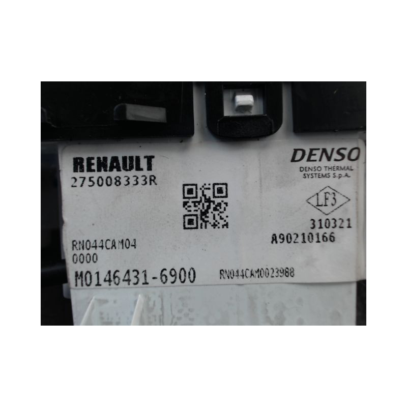 COMMANDE DE CHAUFFAGE DACIA SANDERO