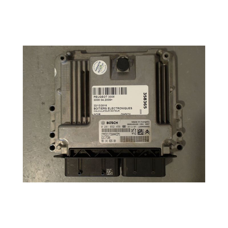 CALCULATEUR MOTEUR PEUGEOT 3008 2009-