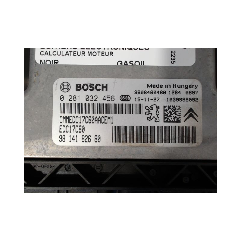 CALCULATEUR MOTEUR PEUGEOT 3008 2009-