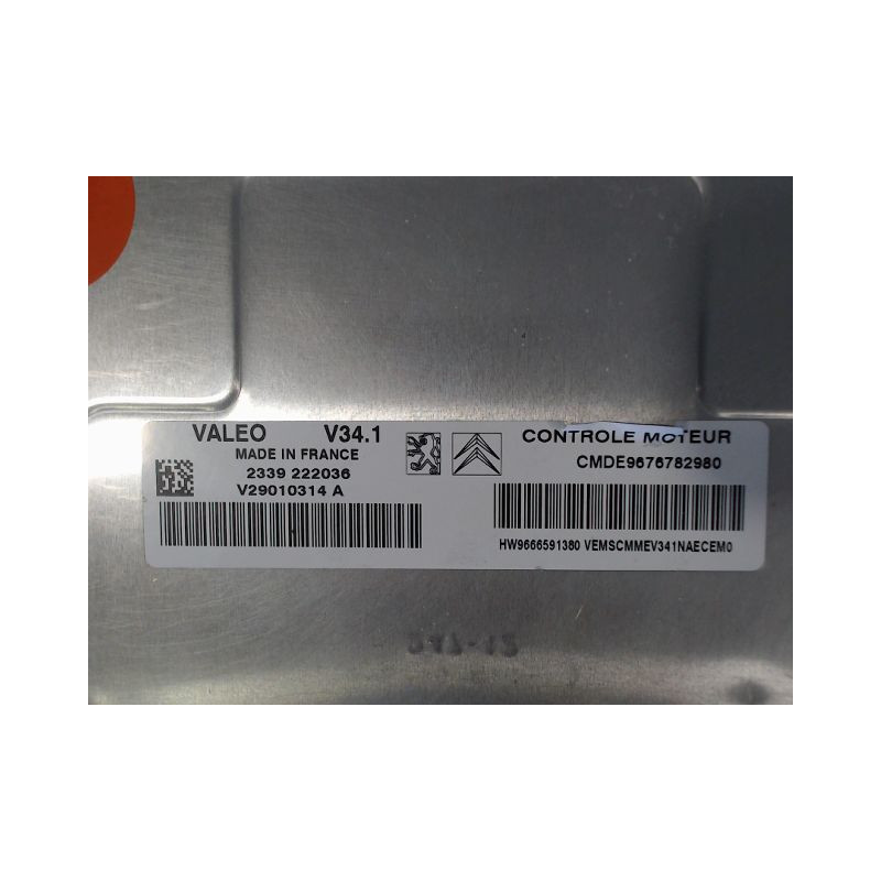 CALCULATEUR MOTEUR CITROEN C3 2009-