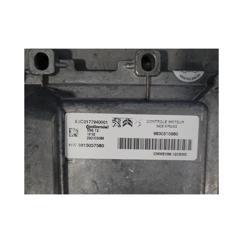 CALCULATEUR MOTEUR CITROEN C3