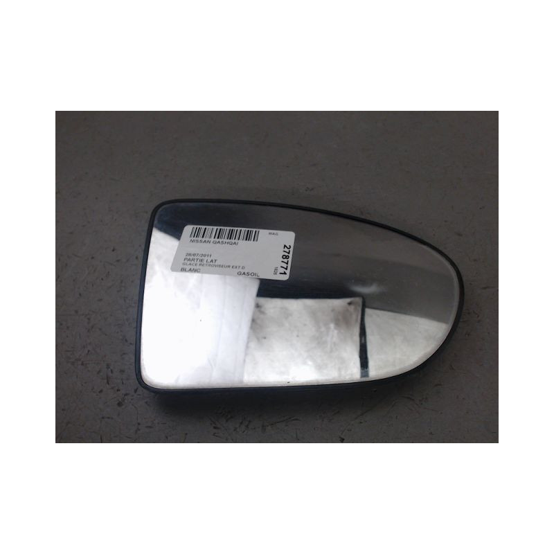 GLACE RETROVISEUR EXT D NISSAN QASHQAI