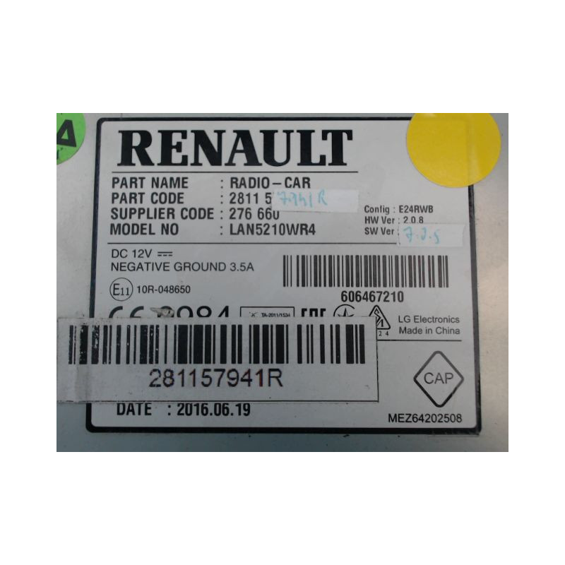 ECRAN GPS RENAULT CLIO