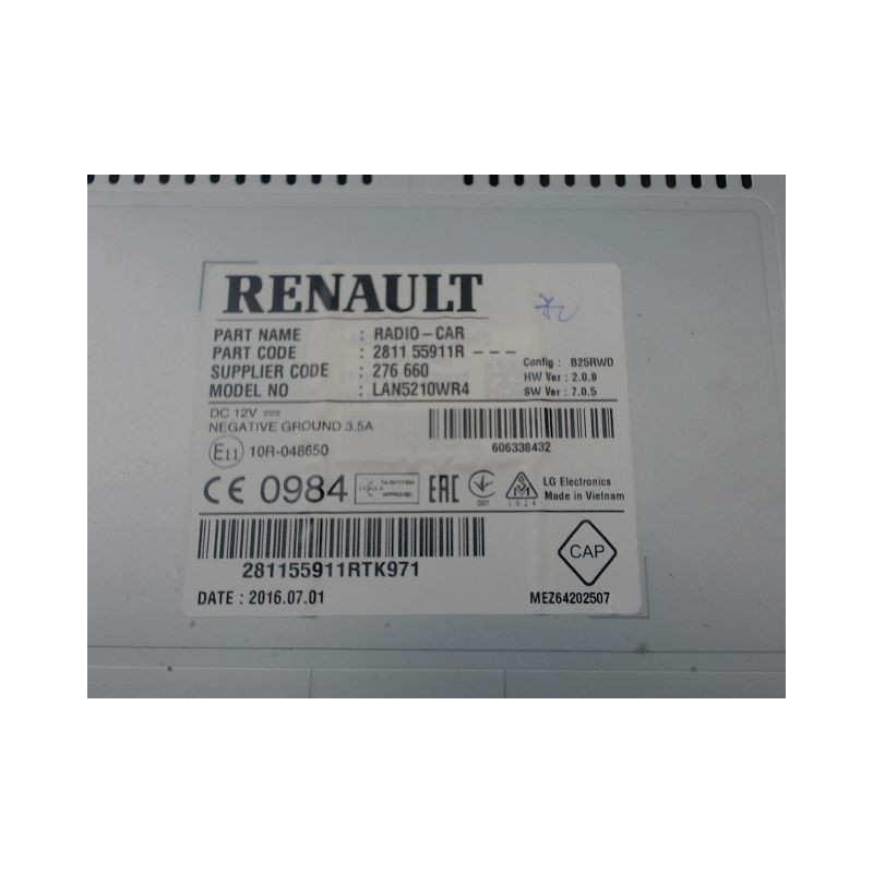 AUTORADIO RENAULT CLIO