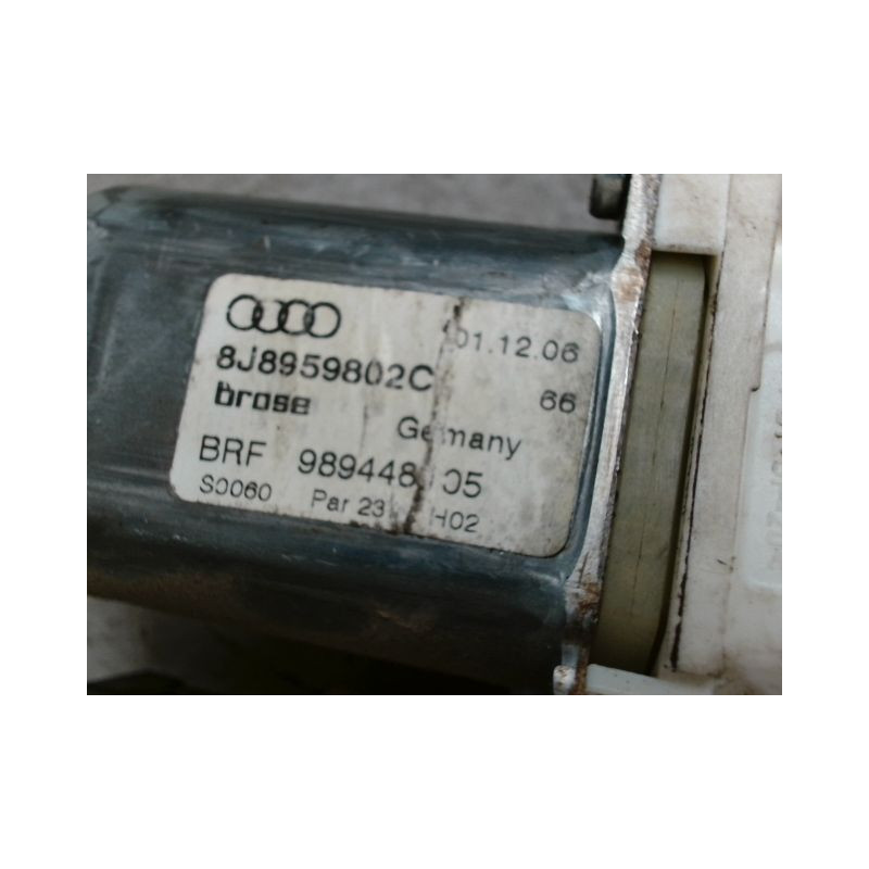 MECANISME+MOTEUR LEVE-GLACE AVANT DROIT AUDI TT COUPE 2006-