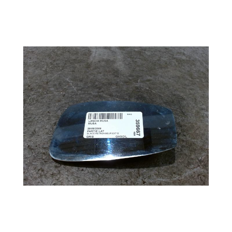 GLACE RETROVISEUR EXT D LANCIA MUSA