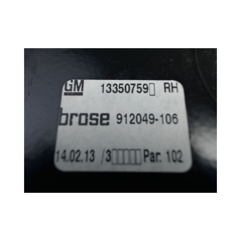 MECANISME LEVE-GLACE AVANT DROIT OPEL ASTRA