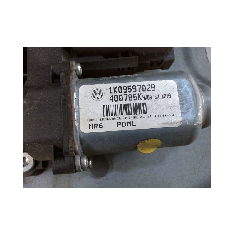 MECANISME+MOTEUR LEVE-GLACE AVANT DROIT VOLKSWAGEN TOURAN