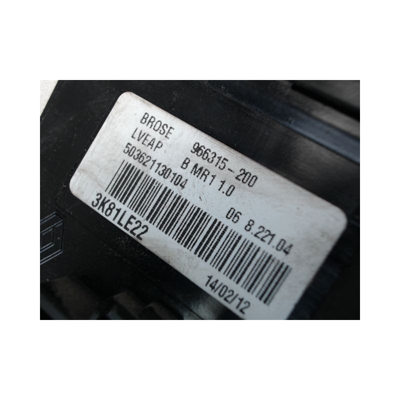 MECANISME LEVE-GLACE AVANT GAUCHE RENAULT MEGANE