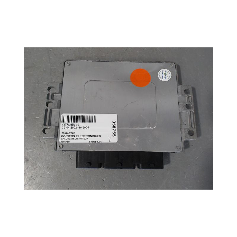CALCULATEUR MOTEUR CITROEN C3 2002-2005