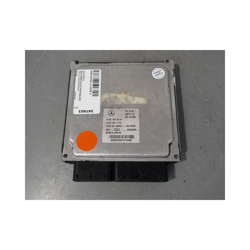 CALCULATEUR MOTEUR MERCEDES CLASSE A