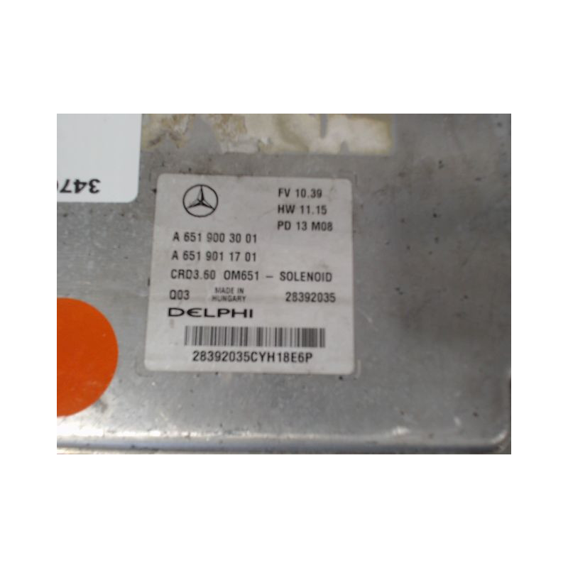 CALCULATEUR MOTEUR MERCEDES CLASSE A