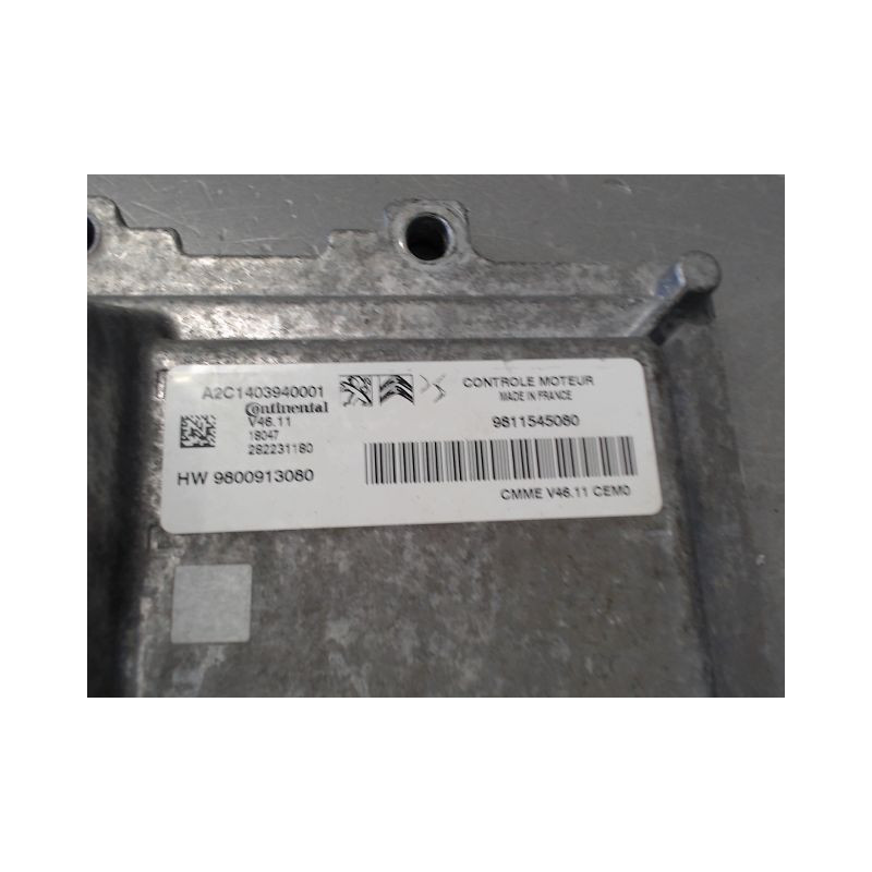 CALCULATEUR MOTEUR PEUGEOT 2008 Phase 1 2013-...