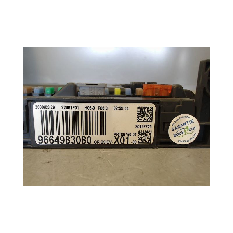 BOITIER GESTION HABITACLE PEUGEOT 207