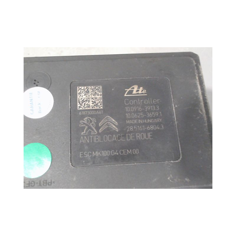 UNITE HYDRAULIQUE ABS PEUGEOT 208 Phase 1 2012-...