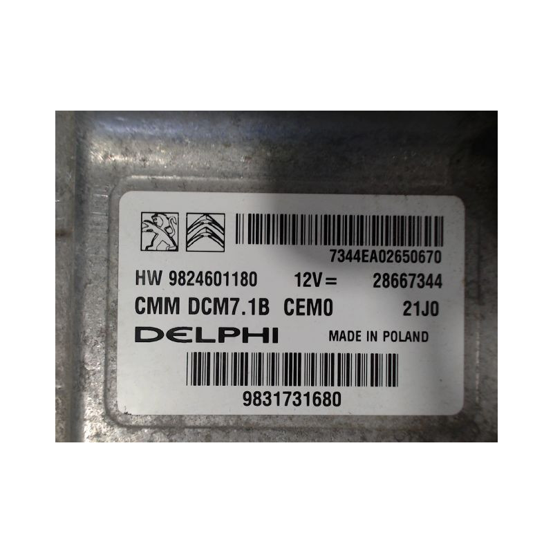 CALCULATEUR MOTEUR PEUGEOT BOXER
