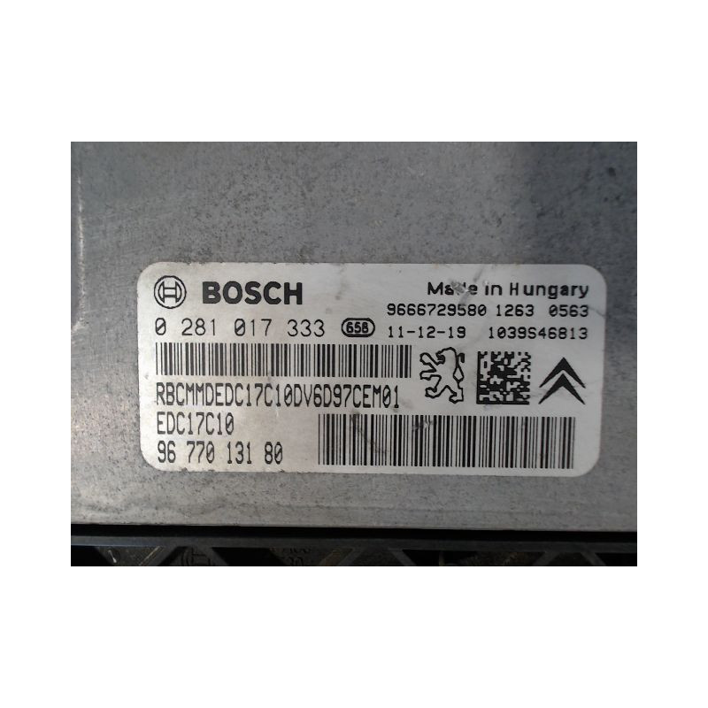 CALCULATEUR MOTEUR PEUGEOT 207