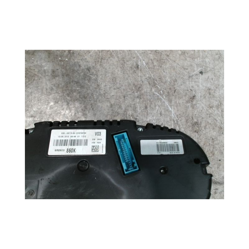 BLOC COMPTEURS VOLKSWAGEN POLO 2009-