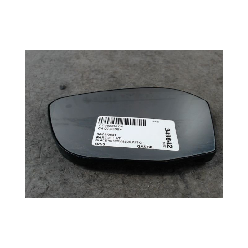 GLACE RETROVISEUR EXT G CITROEN C4 2008-