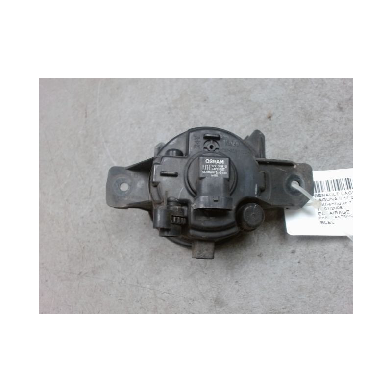 PHARE ANTIBROUILLARD AVANT DROIT RENAULT LAGUNA II 00-2005