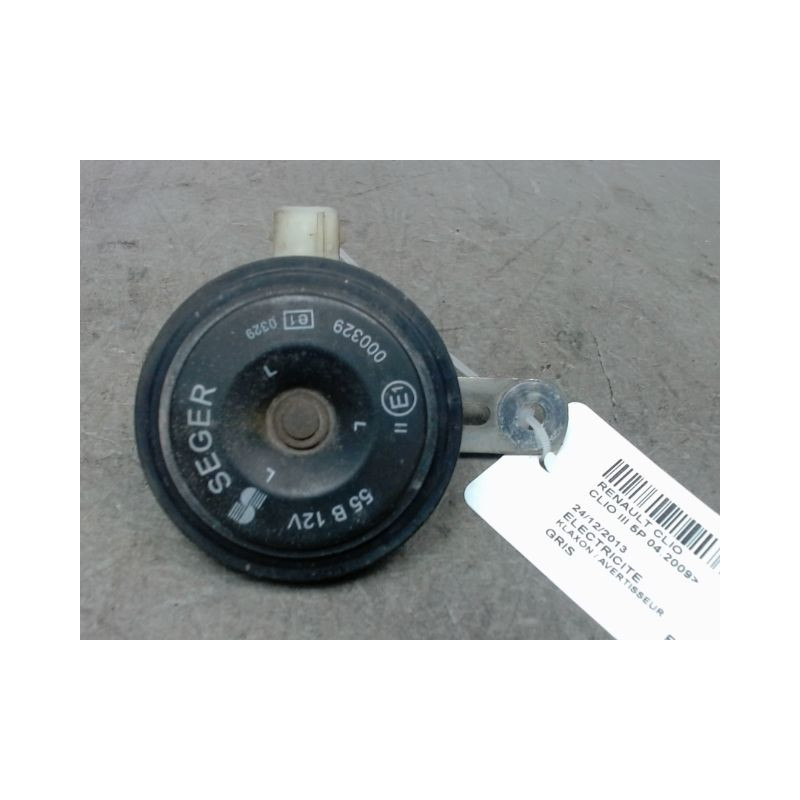 KLAXON / AVERTISSEUR RENAULT CLIO III 2009-