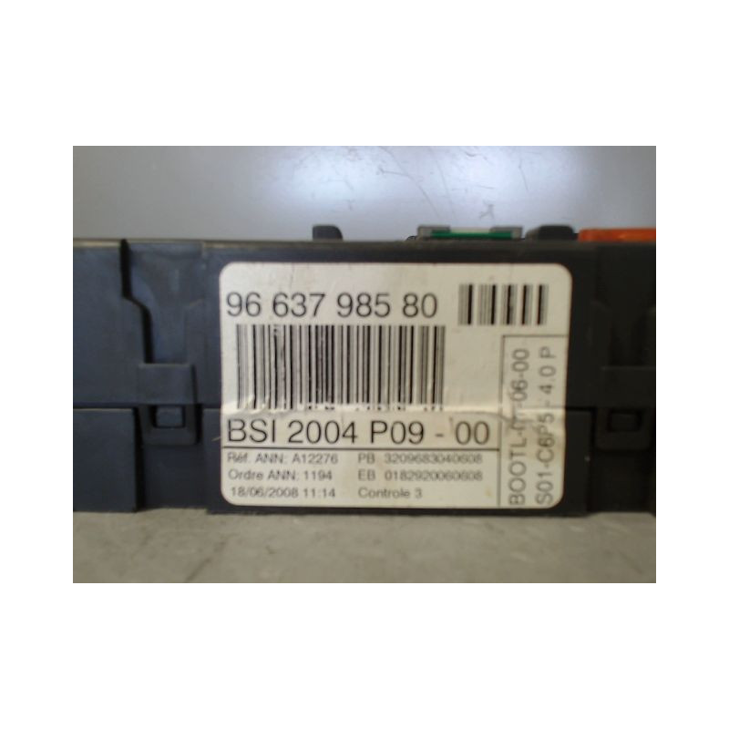 BOITIER GESTION HABITACLE CITROEN C4