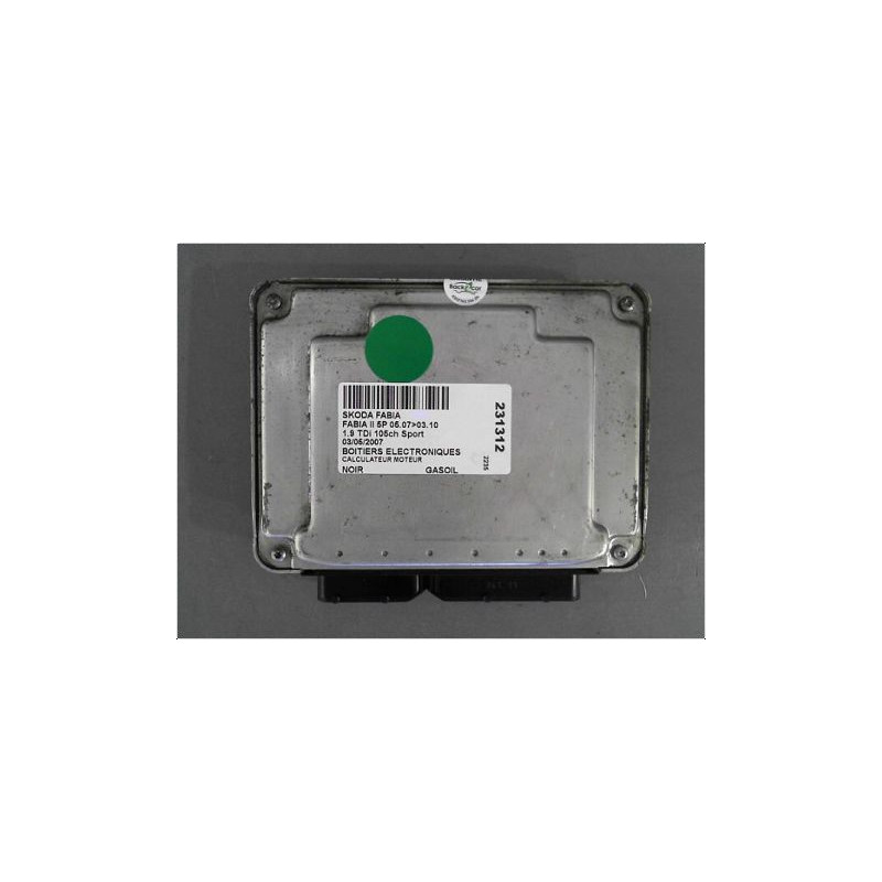 CALCULATEUR MOTEUR SKODA FABIA II 07-10