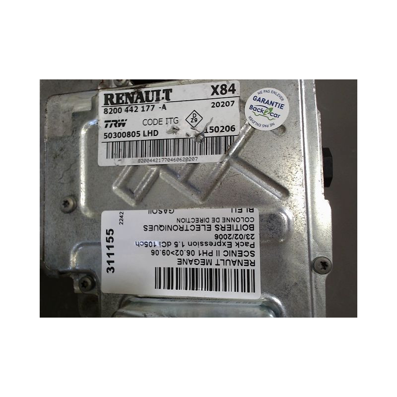 COLONNE DE DIRECTION ASSISTEE RENAULT SCENIC II PH1 02-06