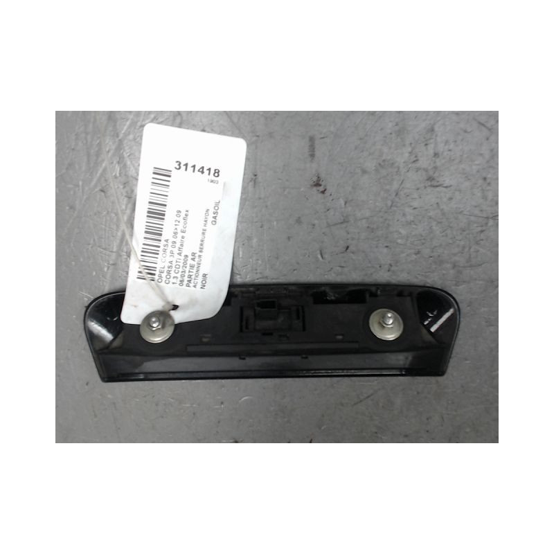 ACTIONNEUR SERRURE HAYON  OPEL CORSA 06-09
