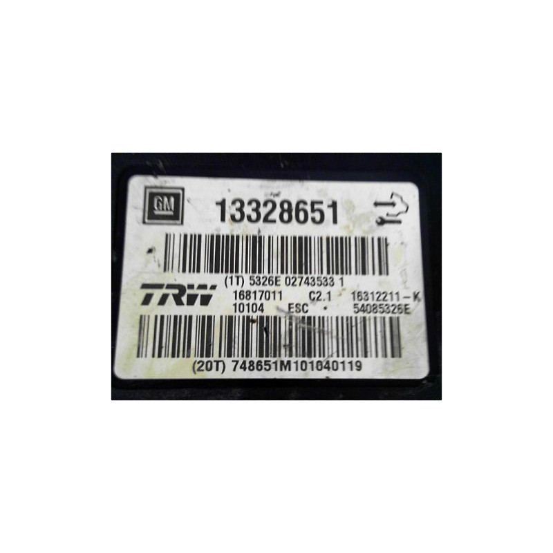 UNITE HYDRAULIQUE ABS OPEL INSIGNIA TOURER 08-13