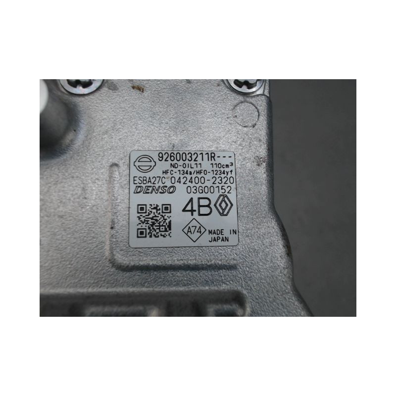 COMPRESSEUR AIR CONDITIONNE RENAULT CLIO
