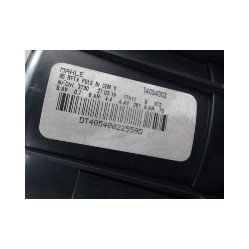 MOTEUR VENTILATEUR CHAUFFAGE CITROEN C4 CACTUS