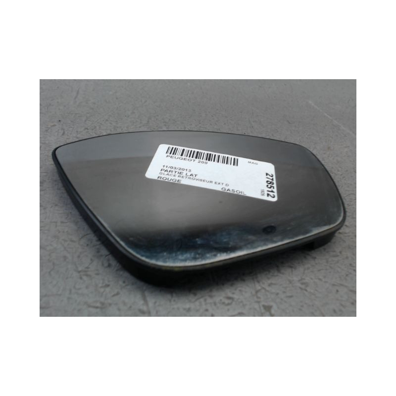 GLACE RETROVISEUR EXT D PEUGEOT 208