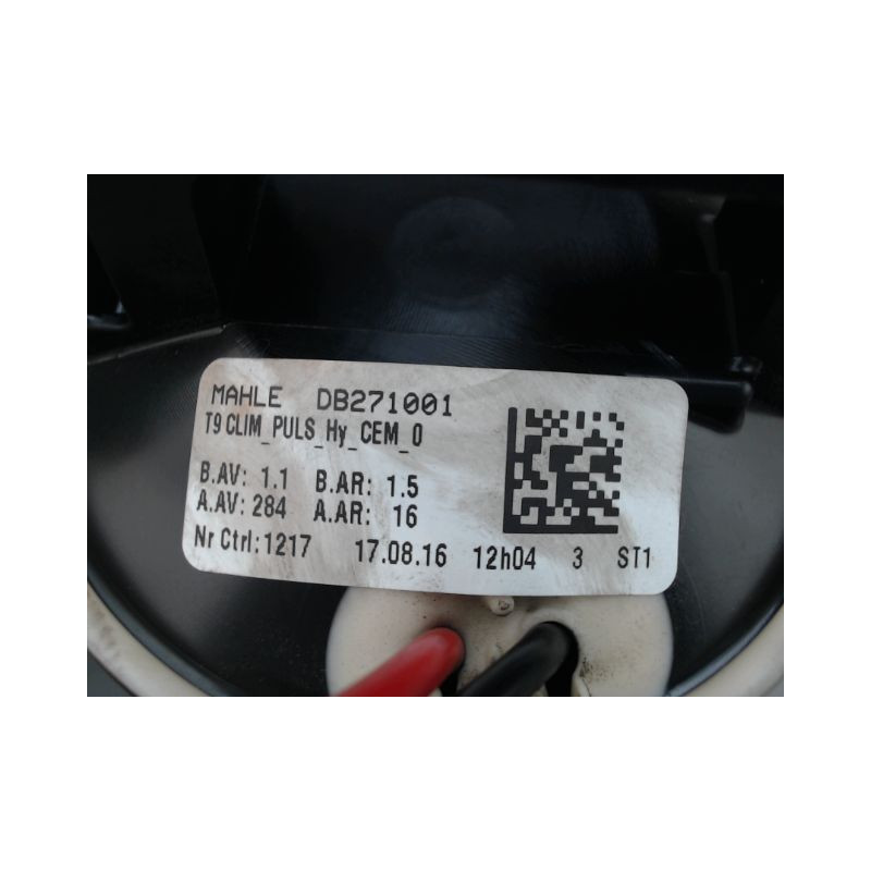 MOTEUR VENTILATEUR CHAUFFAGE PEUGEOT 308