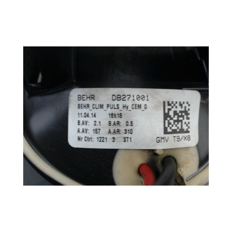 MOTEUR VENTILATEUR CHAUFFAGE PEUGEOT 308