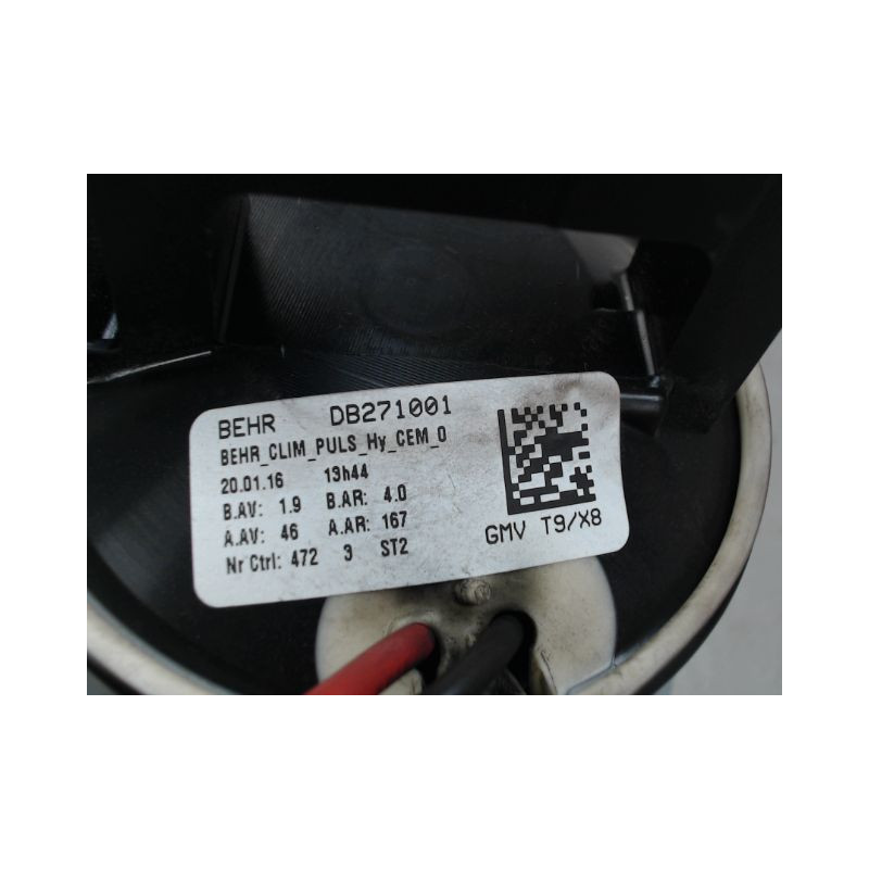 MOTEUR VENTILATEUR CHAUFFAGE PEUGEOT 308