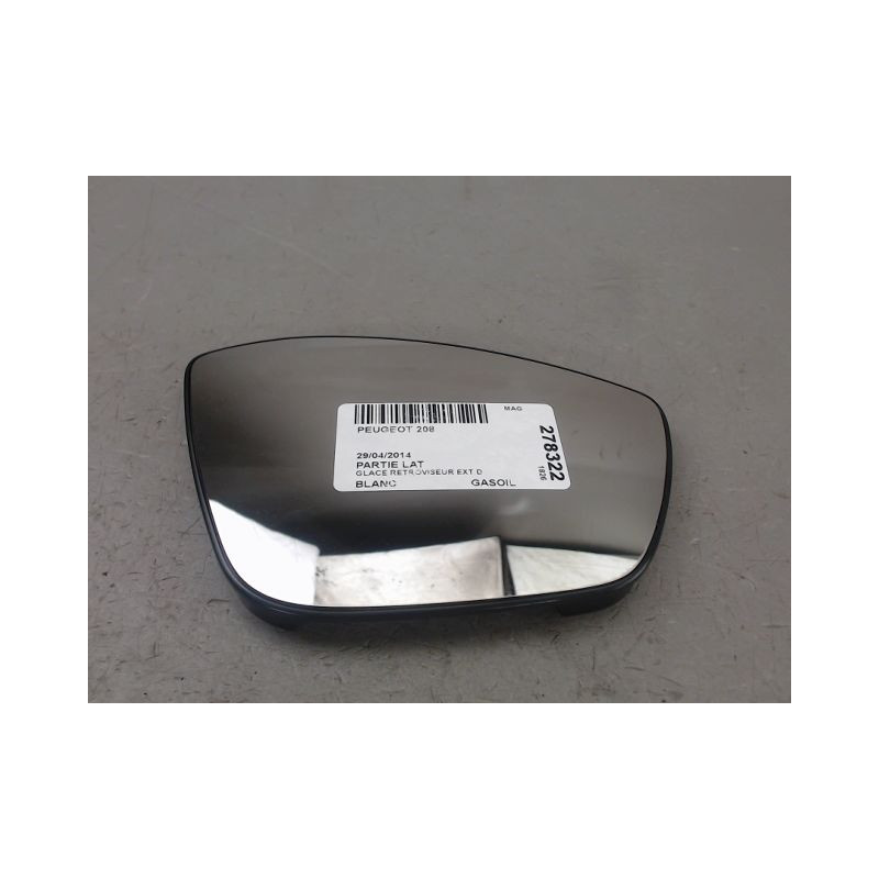 GLACE RETROVISEUR EXT D PEUGEOT 208